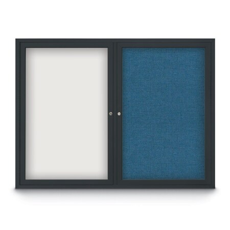 United Visual Products Corkboard, Buff/Bronze, 18" X 24" UV429HI-BRONZE-BUFF